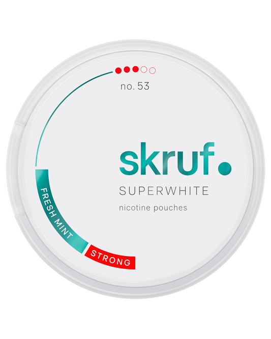 SKRUF Superwhite No.53 Fresh Mint Strong