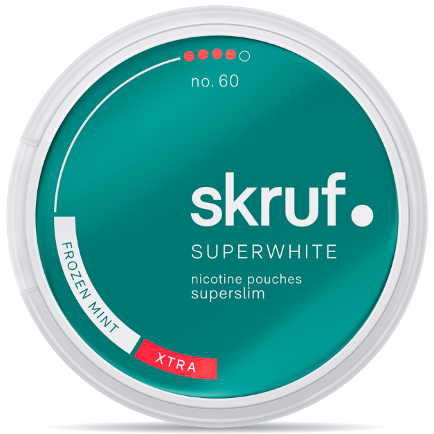 SKRUF Superwhite No.60 Frozen Mint Extra Strong